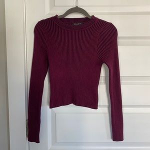 Romeo + Juliet Couture Ribbed Knit Top